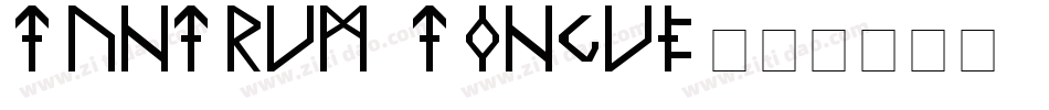 Tantrum Tongue字体转换
